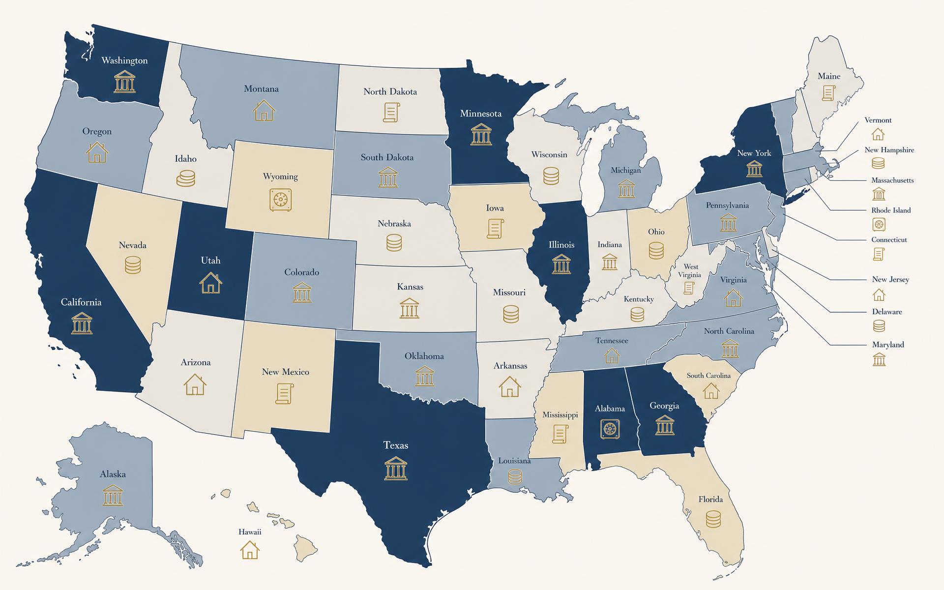 National Asset Recovery Group coverage map — all 50 states